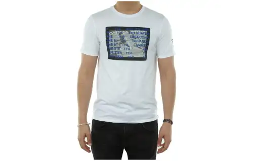 Jordan T Shirts Men's White Crew Neck Thin Straight Fit