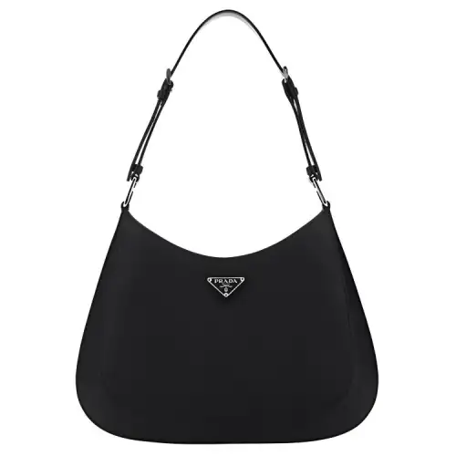 PRADA Leather Crossbody Bag, Shoulder Bag Women's Black
