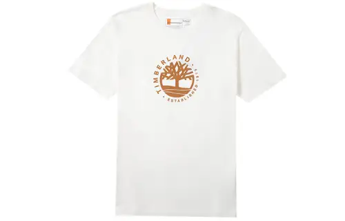 Timberland T Shirt Unisex Vintage White