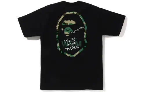 Bape Woodland Camo Wgm Ape Head Tee