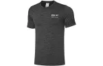 Li Ning T Shirts Men's Heather Gray Crew Neck Moderate Straight Fit