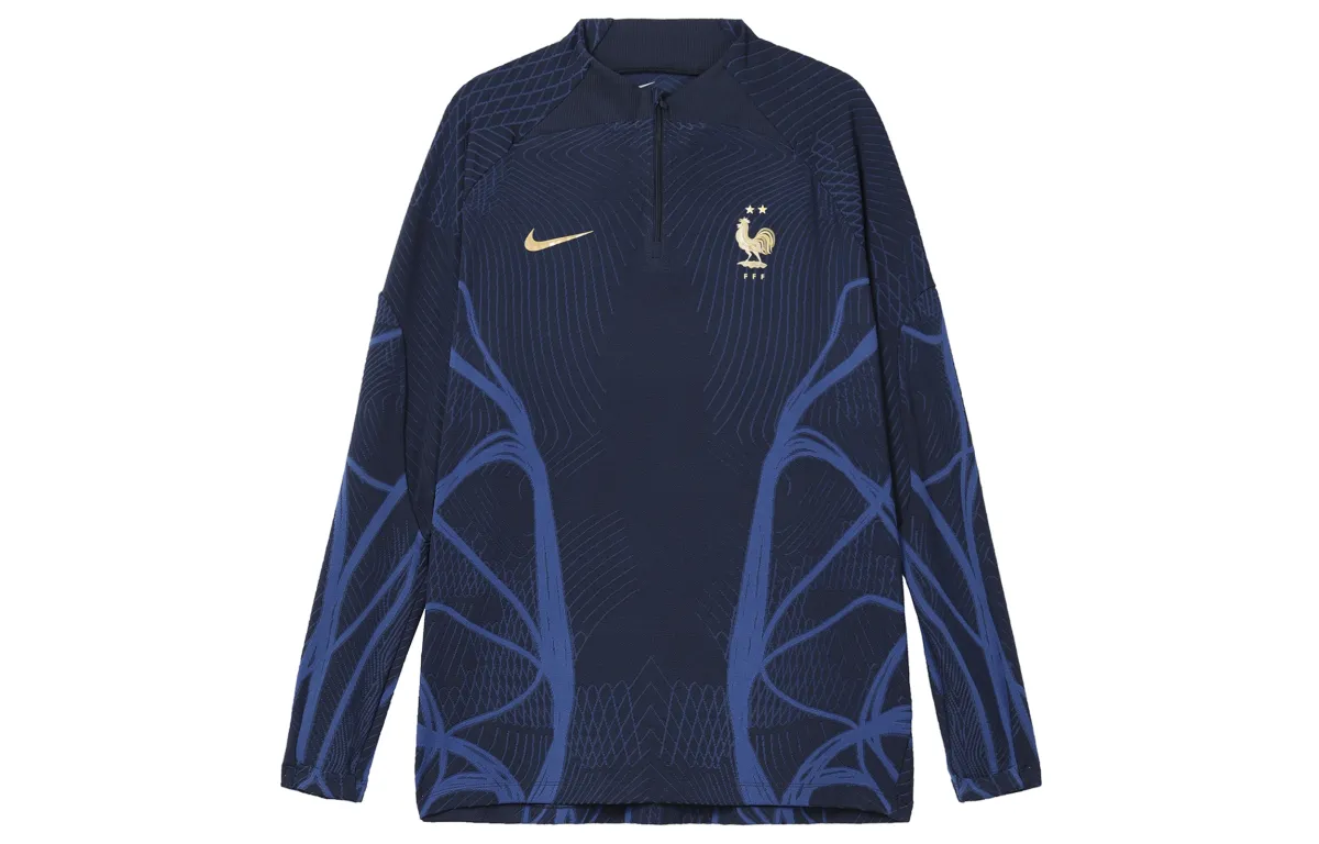 Nike 22 23 France Dri Fit Adv Elite Strike Drill Top Jersey