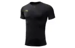 Li Ning T Shirts Men's Black Crew Neck Moderate Straight Fit