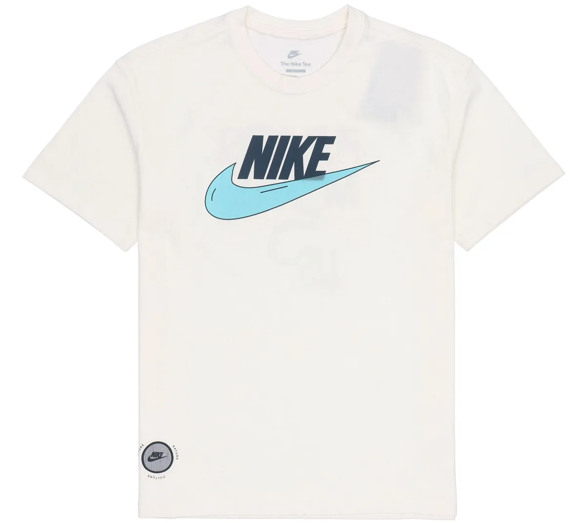 Nike T-Shirts Men's White Crew Neck Moderate