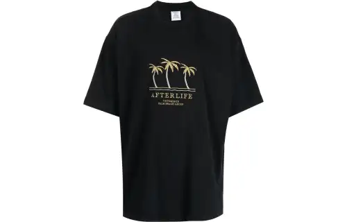 Vetements Embroidered Afterlife T Shirt