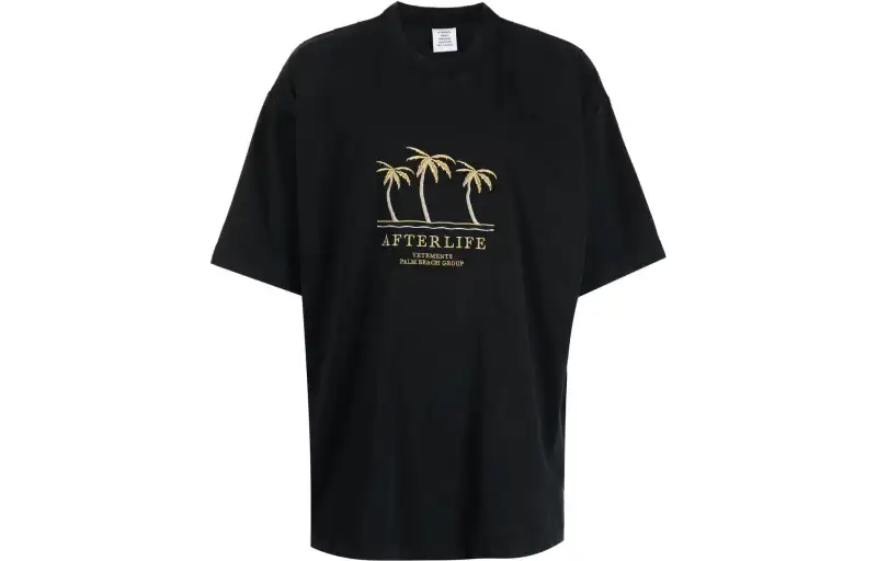 Vetements Embroidered Afterlife T Shirt