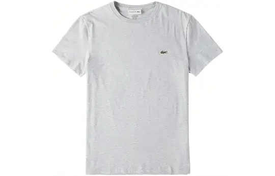 LACOSTE Logo Patch Crewneck T Shirt