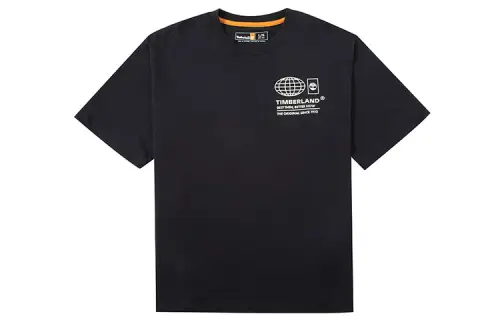 Timberland T Shirts Unisex Black Crew Neck Moderate Other
