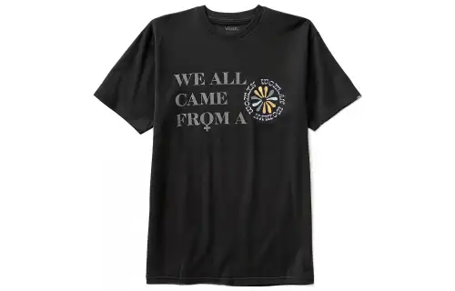 Vans Divine Energy T Shirts Men's Black Crew Neck Moderate Straight Fit