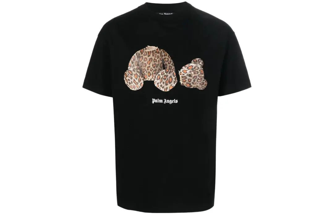 PALM ANGELS Leopard Bear Classic T shirt