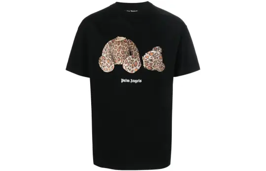 PALM ANGELS Leopard Bear Classic T shirt