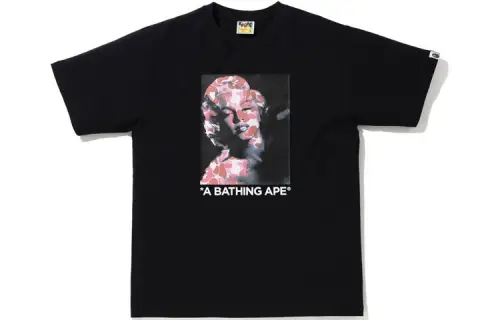 Bape A BATHING APE X Marilyn Monroe Portrait Tee