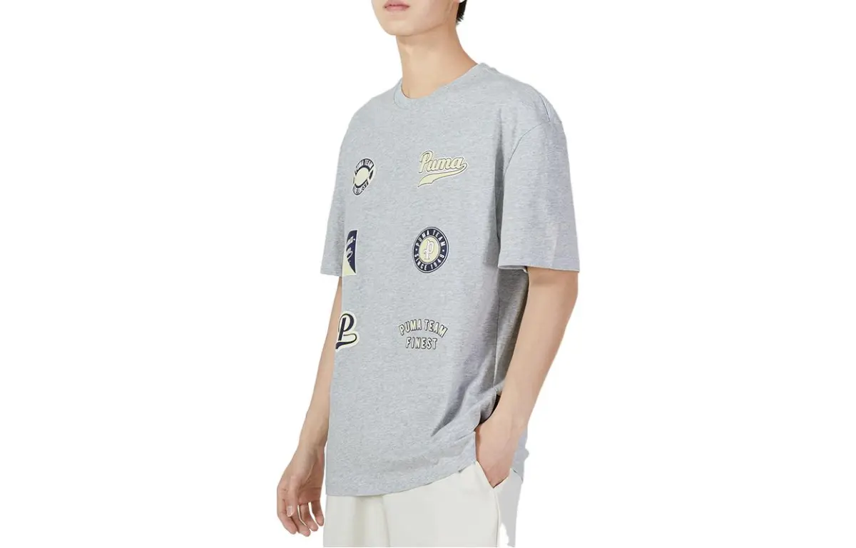 PUMA CLASSICS T Shirt Men's Gray