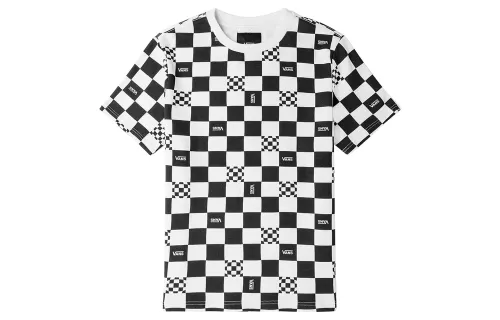 Vans T Shirt Unisex Black White