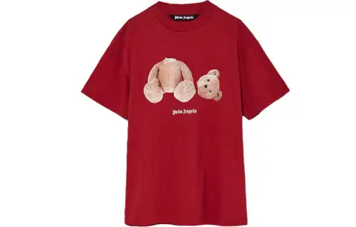 PALM ANGELS Teddy Bear Logo T shirt