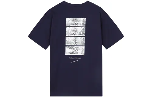 UNIQLO x XITIANSHOU T Shirt Unisex Marine Blue