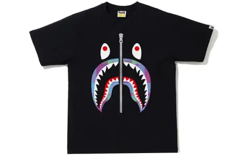 Bape Check Shark Tee