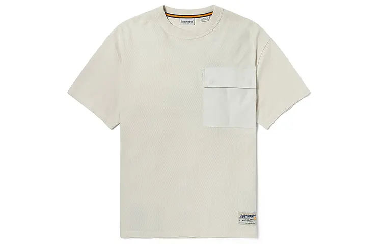 Timberland T Shirt Men's White Sand