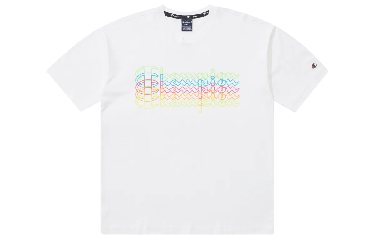 Champion T-Shirts Unisex Crew Neck Moderate Straight Fit