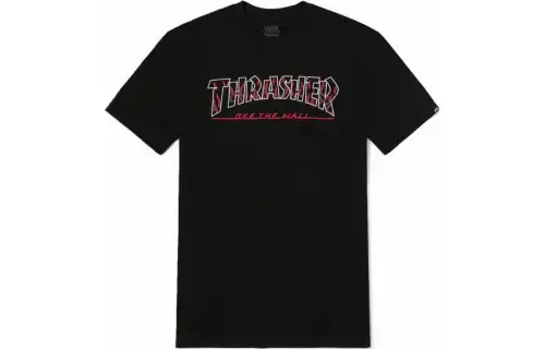 Vans THRASHER T Shirt Unisex Black