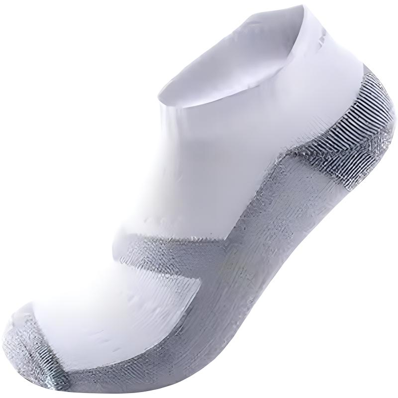 Anta Running Collection Ankle Socks Unisex 1 Pack Pure White/Light Floral Yarn