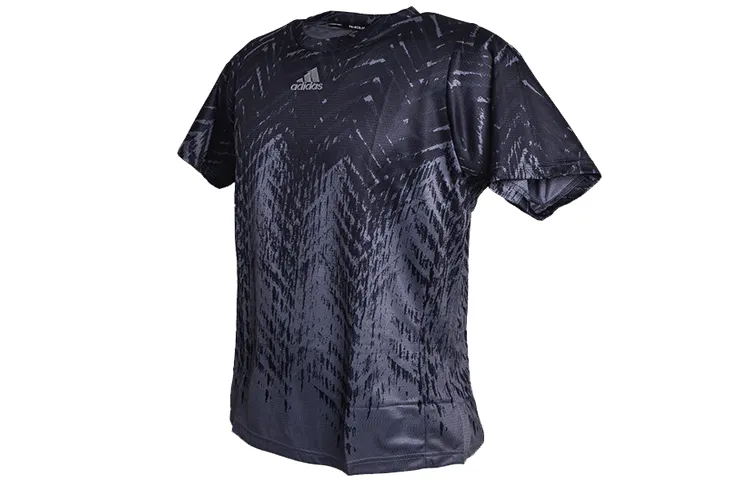 Adidas Set in Sleeve T Shirt Men's 5 Degrees Gray