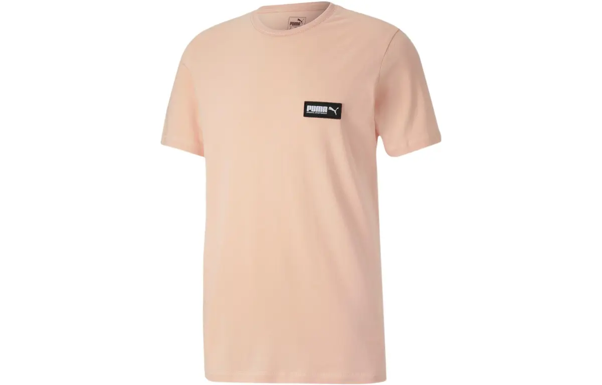 PUMA Basic T-Shirts Men's Crew Neck Moderate Straight Fit