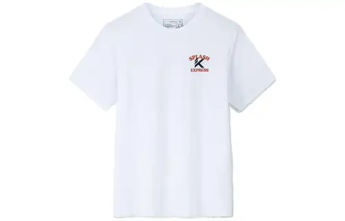 ANTA T Shirts Men's White Crew Neck Moderate Straight Fit