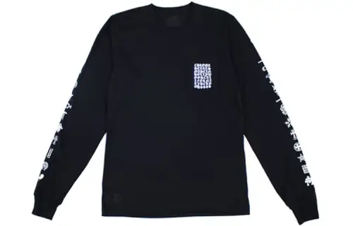 Chrome Hearts Multi Logo Script Long Sleeve T shirt