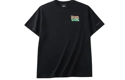 ANTA Life Collection T Shirts Unisex Black Crew Neck Moderate Straight Fit