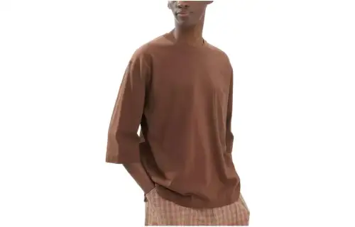 UNIQLO T Shirt Unisex Light Umber