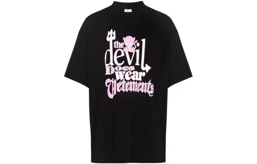 Vetements Devil Does Wear Vetements T Shirt