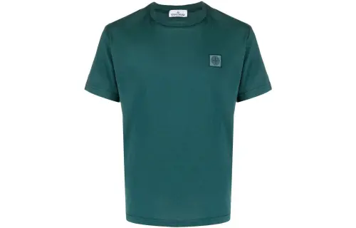 Stone Island Compass-patch cotton T-shirt