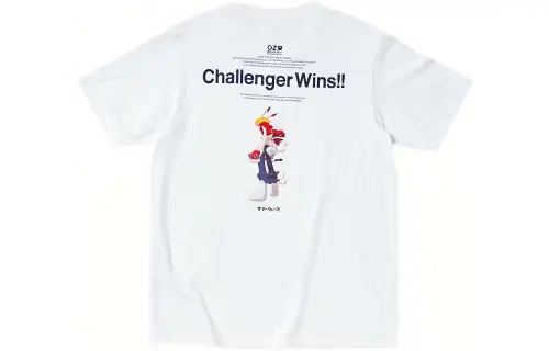 UNIQLO T Shirts Unisex White Crew Neck Moderate Straight Fit