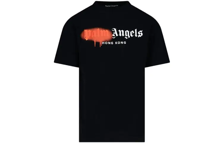 Palm Angels Hong Kong sprayed-logo T-shirt
