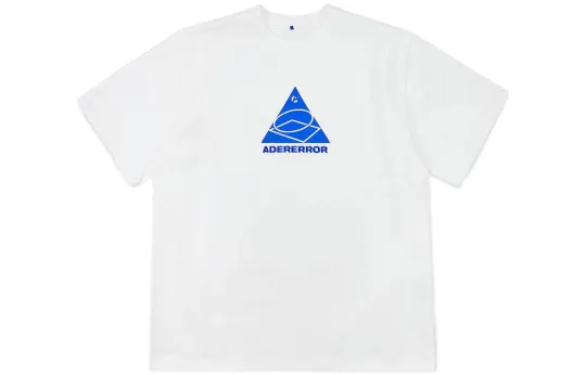 ADER ERROR T Shirts Unisex White Crew Neck Moderate Straight Fit
