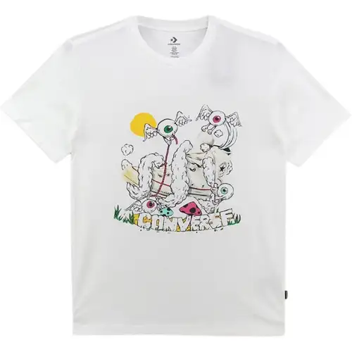 Converse Latest Top T Shirt Unisex White
