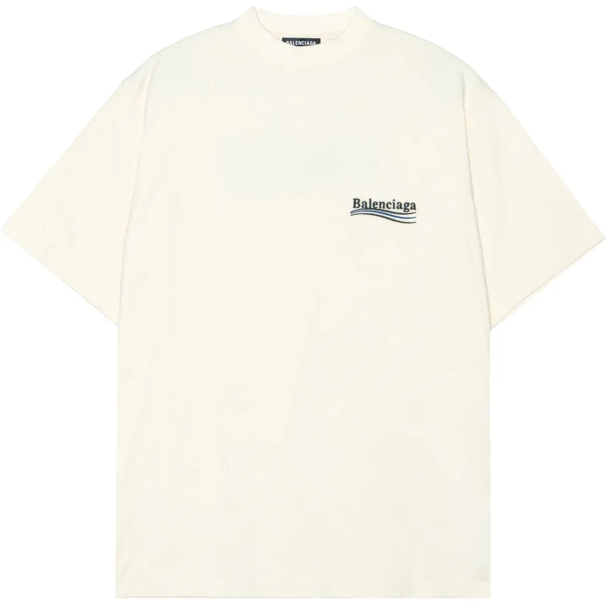 Balenciaga T Shirt Loose Fit Men's Beige