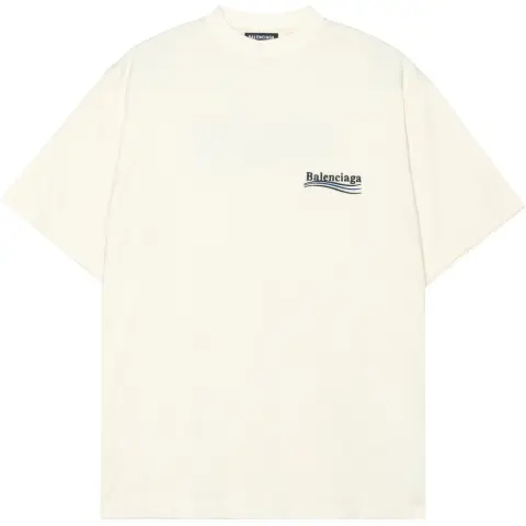 Balenciaga T Shirt Loose Fit Men's Beige