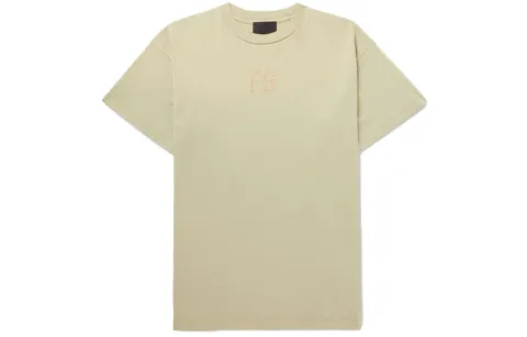 Fear Of God T-Shirts Unisex Green Crew Neck Moderate Straight Fit