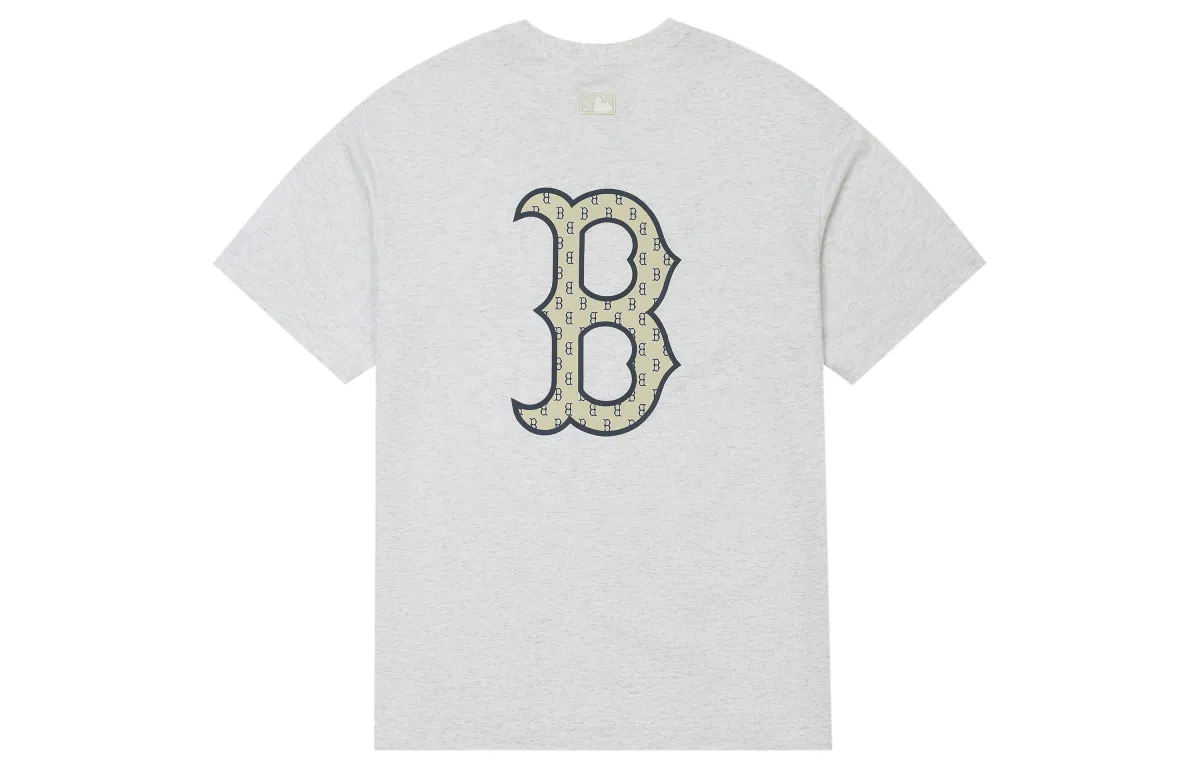 MLB Boston Red Sox T Shirt Unisex Light Heather Gray