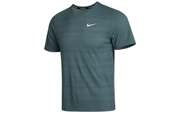 Nike Running T Shirt Men’s Gray Green