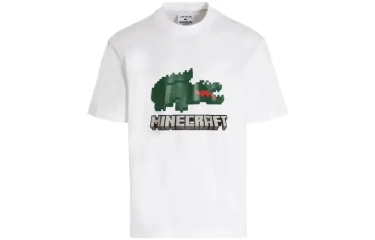 LACOSTE Straight T Shirt Men's White