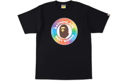Bape Rainbow Busy Works Tee