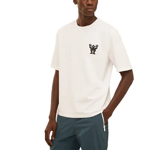 HERMES Hello Mr Farrier T Shirt Men's White
