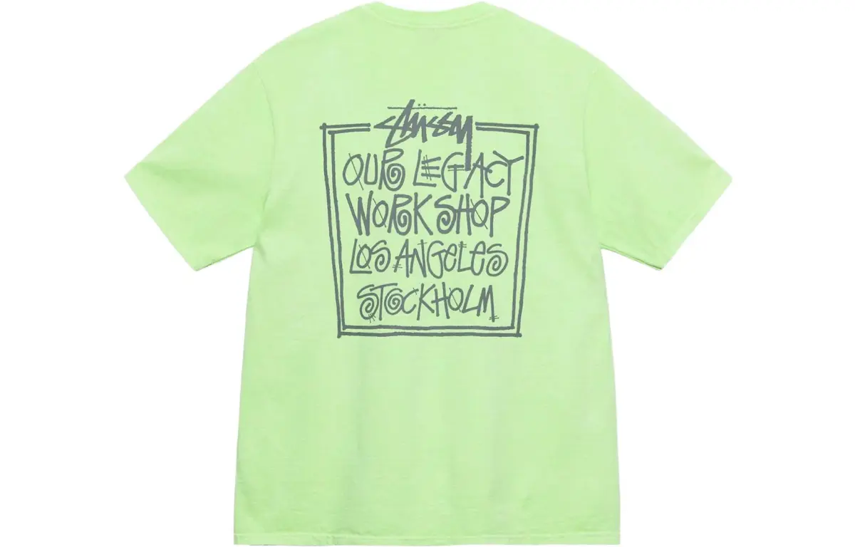 Stussy X Our Legacy Frame Pigment Dyed Tee