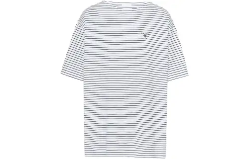 PRADA T Shirts Men's Gray Crew Neck Moderate Straight Fit