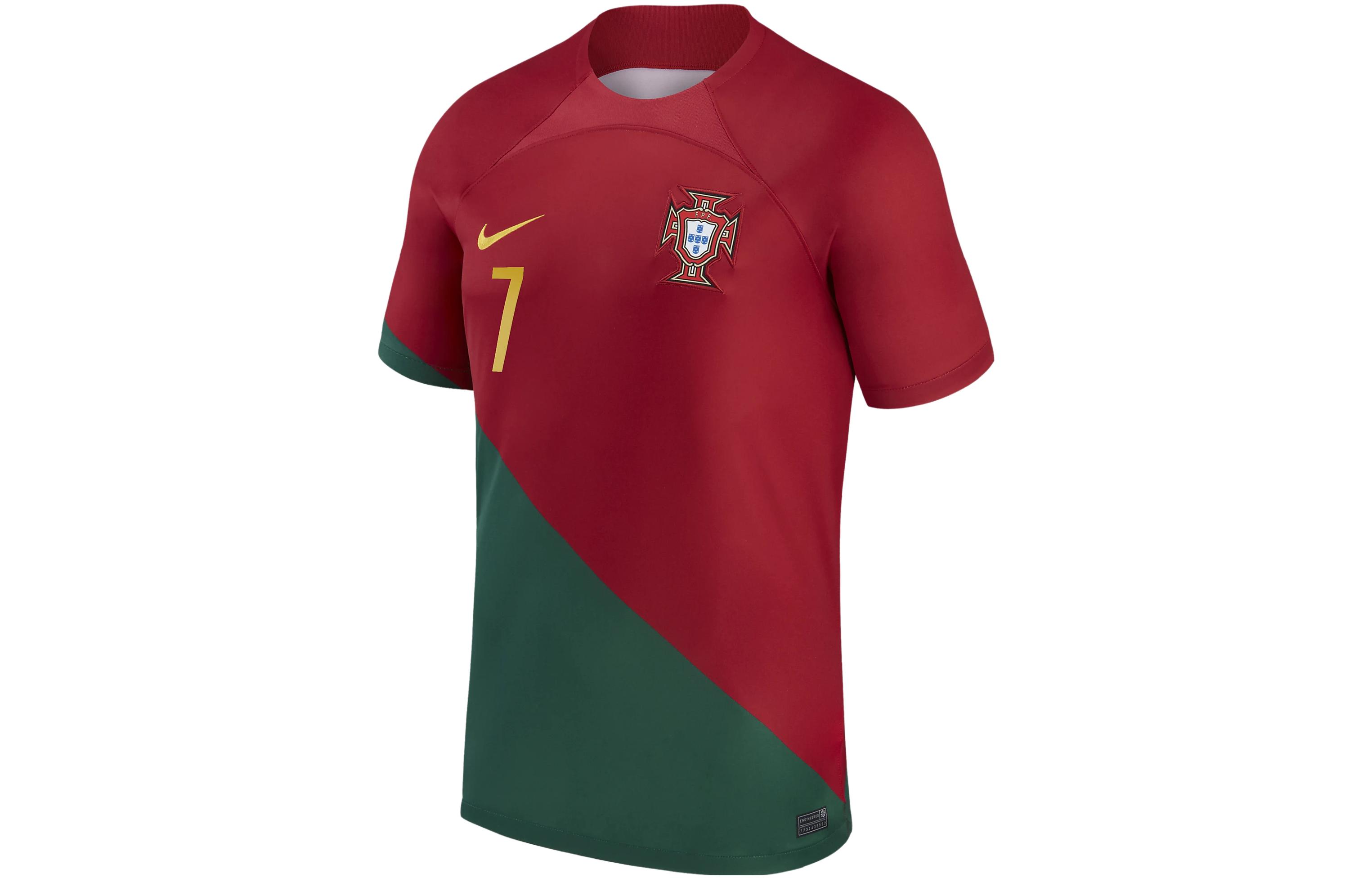 Nike Portugal National Team 2022/23 Stadium Home Cristiano Ronaldo Men's Nike Dri-FIT Soccer Jersey