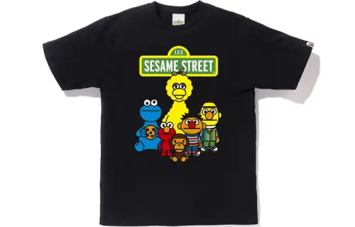 Bape X Sesame Street Characters Tee #1