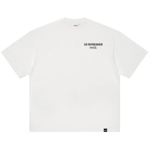 Coca Cola T Shirts Unisex Crew Neck Moderate Straight Fit